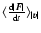 $ \langle \frac{{\rm d} \vert{\vec F}\vert}{{\rm d}t} \rangle_{\vert{\vec v}\vert}$