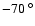 $-70~^\circ$