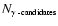 $N_{\mbox{\tiny$\gamma$ -candidates}}$