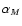 $\alpha_M$