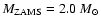 $M_{\rm ZAMS} = 2.0~M_{\odot}$