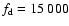 $f_{\rm d} =15~000$