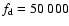$f_{\rm d}=50~000$