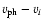 $v_{\rm ph}-v_i$