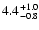 $\rm 4.4^{+1.0}_{-0.8}$