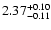 $\rm 2.37^{+0.10}_{-0.11}$