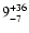 $\rm 9^{+36}_{-7}$