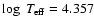 $\log~T_{\rm eff}=4.357$