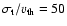 $\sigma _{\rm t} / v_{\rm th} = 50$