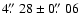 $4\hbox{$.\!\!^{\prime\prime}$ }28 \pm 0\hbox{$.\!\!^{\prime\prime}$ }06$
