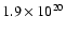 $1.9\times 10^{20}$