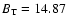 $B_{\rm T}= 14.87$