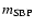$m_{\rm SBP}$