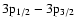 $\rm 3p_{1/2}-3p_{3/2}$