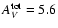 $A_{V}^{\rm tot} = 5.6$
