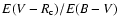 $E(V-R_{\rm c})/E(B-V)$