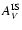 $A_V^{\rm IS}$