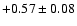 $+0.57\pm0.08$