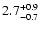 $\rm 2.7^{+0.9}_{-0.7}$