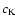$c_{\rm K}$