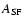 ${A_{\rm SF}}$