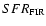 $SFR_{\rm FIR}$