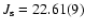 $J_{\rm s}=22.61(9)$