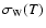 $\sigma_{{\rm W}}(T)$