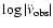 $\log \vert\ddot{\nu}_{{\rm obs}}\vert$