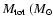 $M_{\rm tot}\ ({M}_{\odot}$
