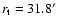 $r_{\rm t}=31.8'$