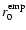 $r_0^{\rm emp}$