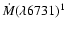 ${\dot M}(\lambda 6731)^1$