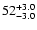 $\rm 52^{+3.0}_{-3.0}$