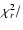 $\chi^{2}_{r} /$