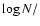 $\log N/$