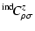 $\displaystyle ^{{\rm ind}}\!C^{z}_{\rho\sigma}$
