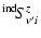 $\displaystyle ^{{\rm ind}}\!S^{z}_{\nu^\prime i}$