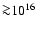 ${\ga} 10^{16}$