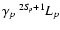 $\gamma_p~^{2S\!_p+1}L_p$