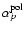 $\alpha^{{\rm
pol}}_p$