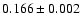 $0.166 \pm0.002$