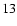 ${\rm 13}$