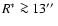 $R^*\protect\ga13\hbox{$^{\prime\prime}$ }$