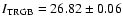 $I_{\rm TRGB} = 26.82 \pm 0.06$