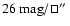 $26~{\rm mag}/\sq\hbox{$^{\prime\prime}$ }$