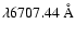 ${\rm {\lambda}6707.44~ \AA}$