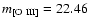 $m_{\rm [O~III]}=22.46$