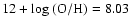 $\rm 12+log~(O/H)=8.03$
