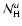 ${\cal N}^{\it a}_{\rm H}$